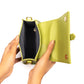Open Stylera citrus color shoulder bag showcasing interior and stylish design