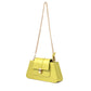 Citrus mini baguette bag with a chic design and golden chain strap for stylish looks