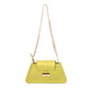 Citrus mini baguette bag with elegant chain strap and stylish flap closure for fashionable outings