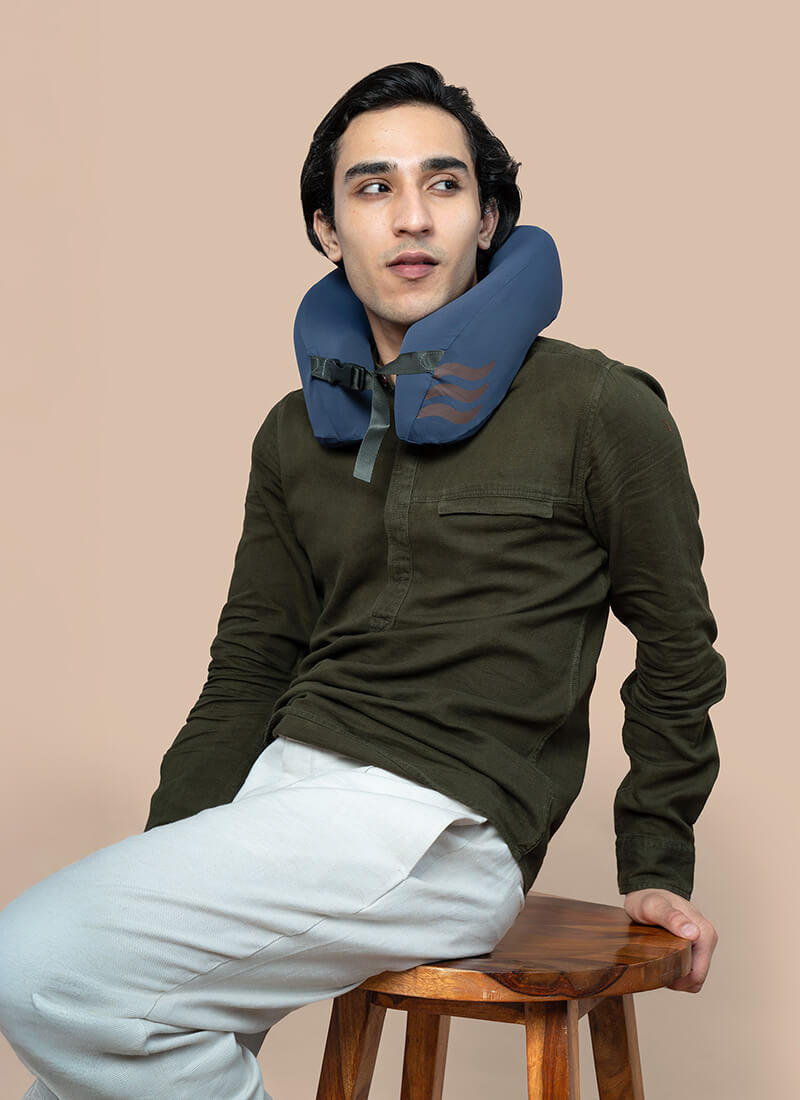 Cloude | Blue | Neck Pillow