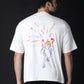 Stylstpls colorful print streetwear t-shirt featuring artistic back design and relaxed fit