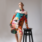 Colorful shirt dress for women by Stylera featuring vibrant patterns and a relaxed fit