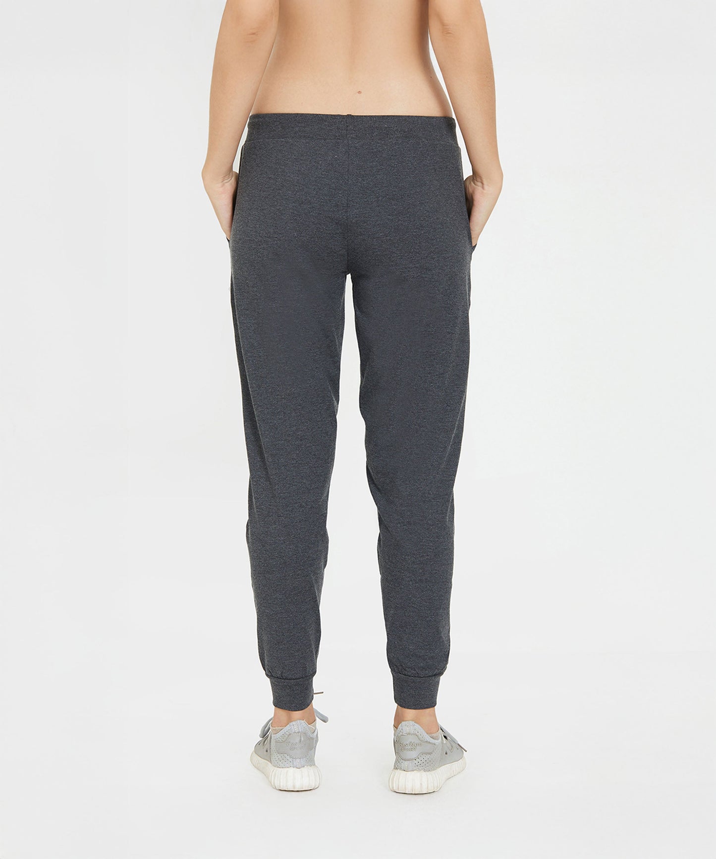 Back view of comfortable athletic joggers with a sleek and casual design