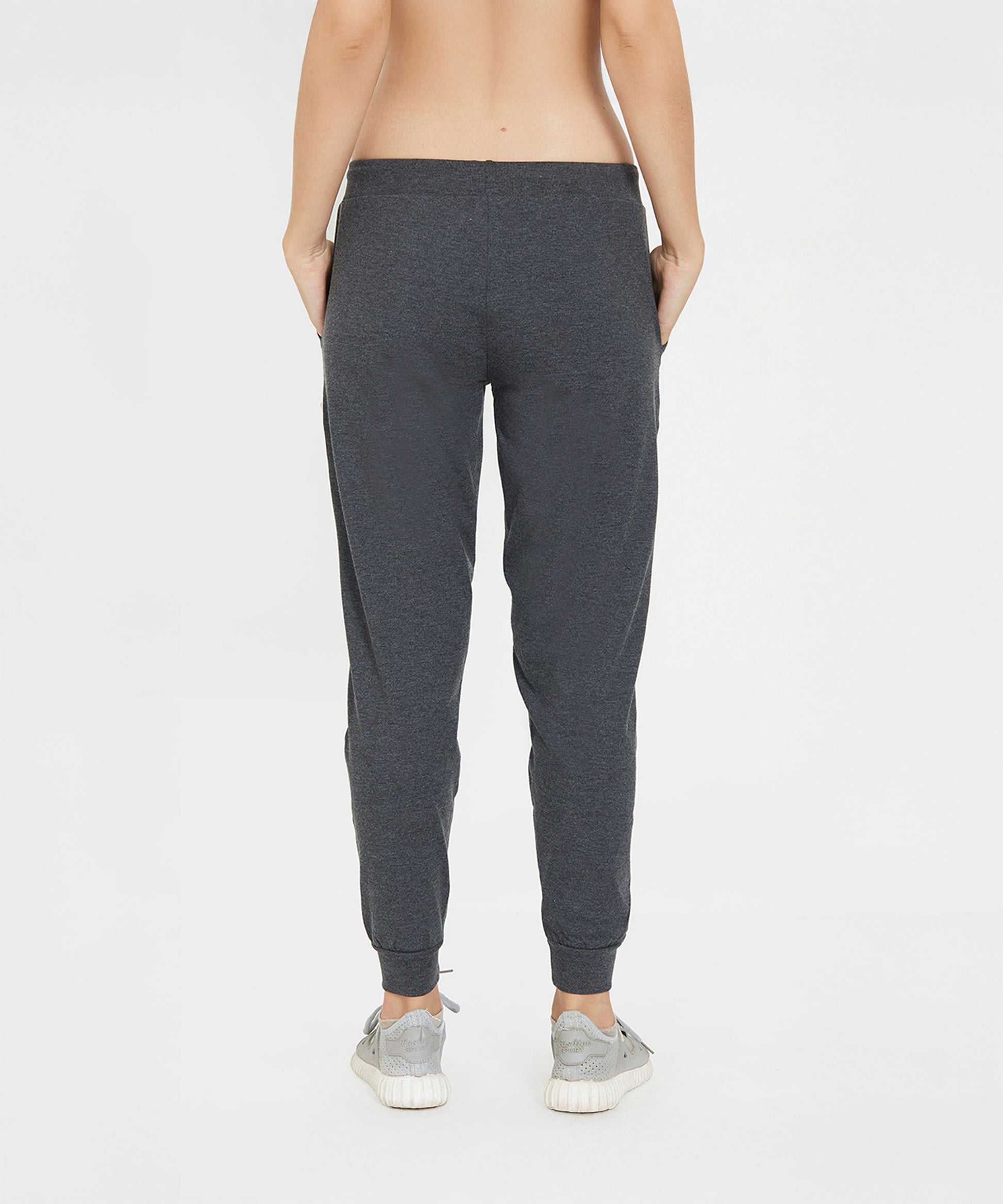Back view of comfortable athletic joggers with a sleek and casual design