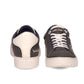 Stylera comfortable everyday shoes in gray with stylish back design and lace-up front