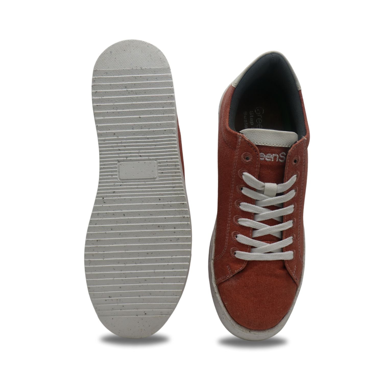 Stylera comfortable everyday sneakers for women in red with white laces and a stylish design