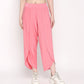 Stylera Comfortable Summer Co-Ord Set featuring lightweight, pink palazzo pants for a breezy look
