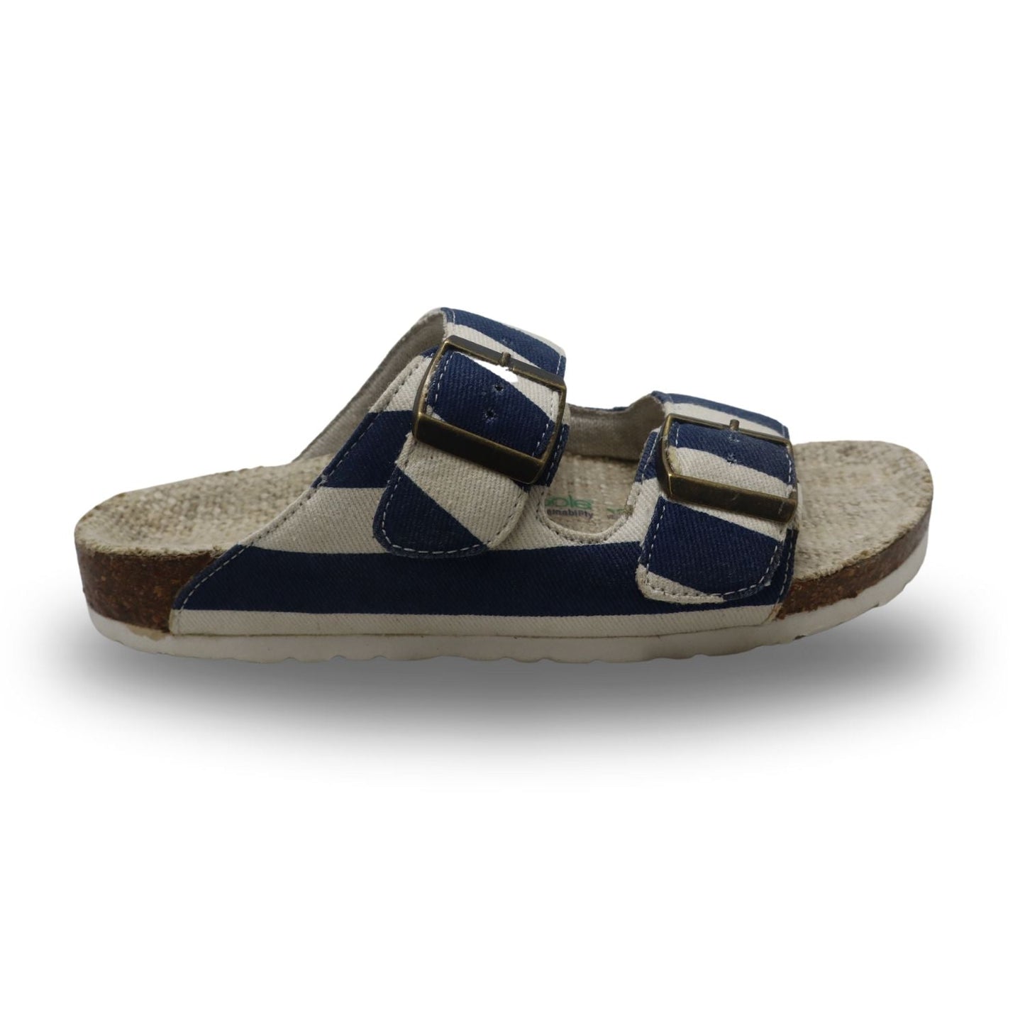 Navy Stylera comfortable summer sandals for women with adjustable straps and cushioned footbed
