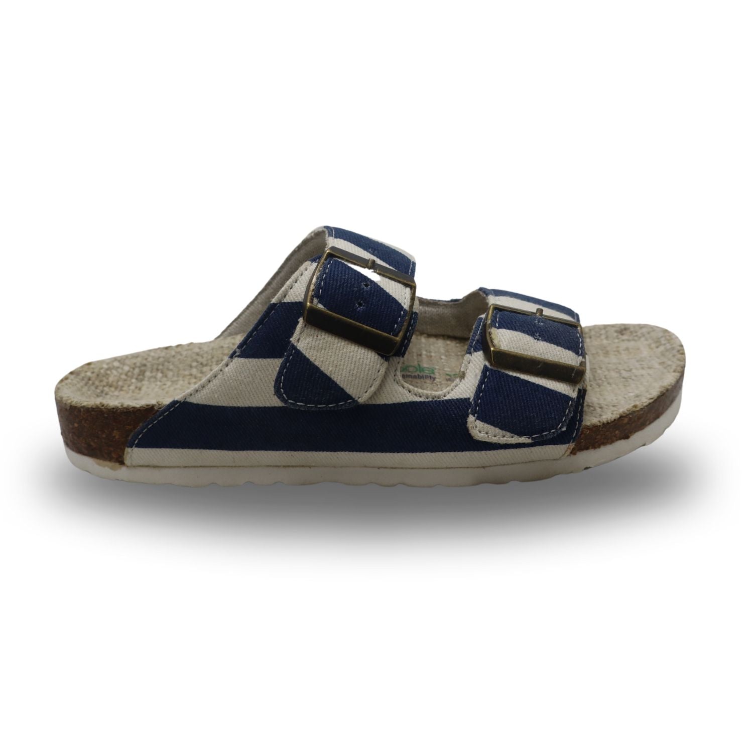 Navy Stylera comfortable summer sandals for women with adjustable straps and cushioned footbed