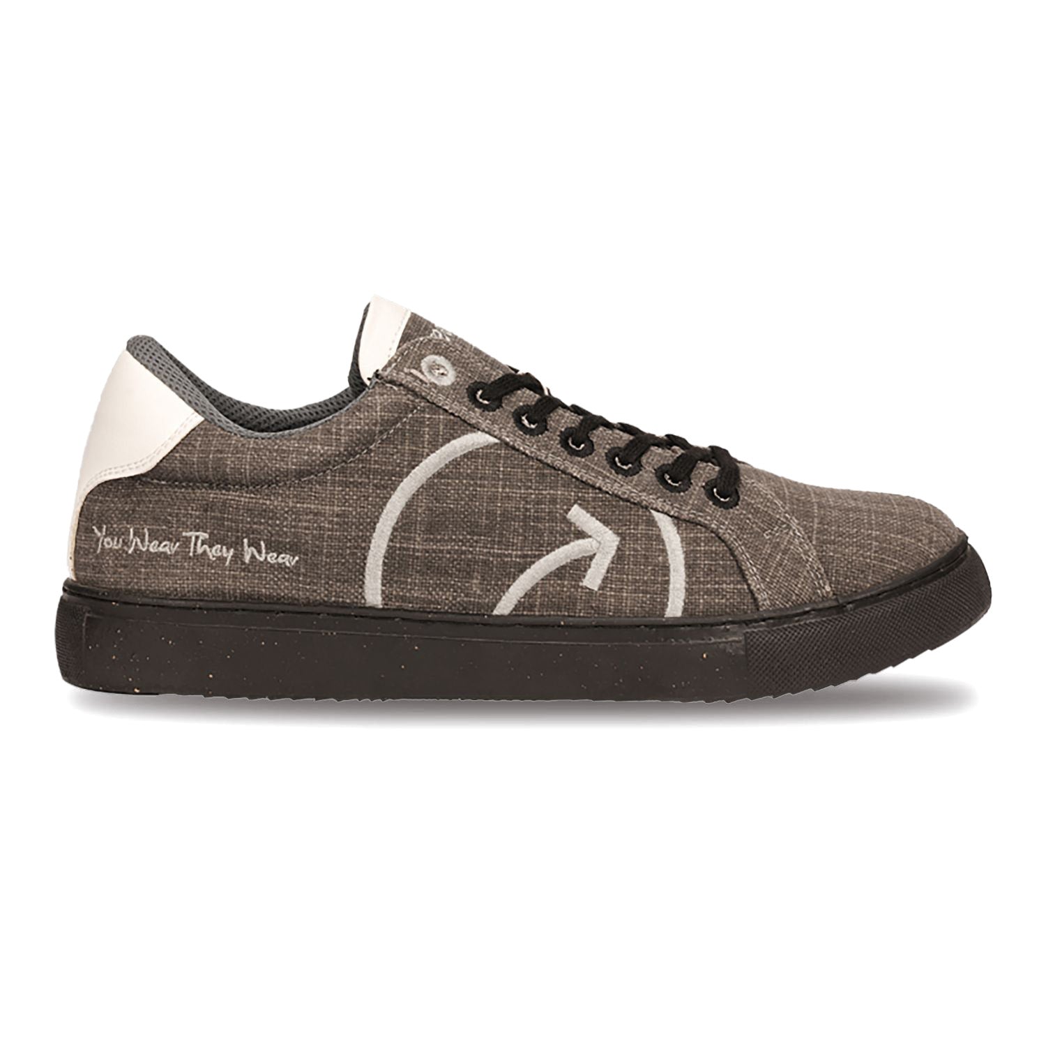 Stylera comfortable vegan casual shoes for women in gray with black soles and stylish design