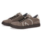 Stylera comfortable vegan casual shoes for women in stylish brown fabric design