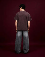 Desert Burn Brown Oversized T-Shirt Boozee