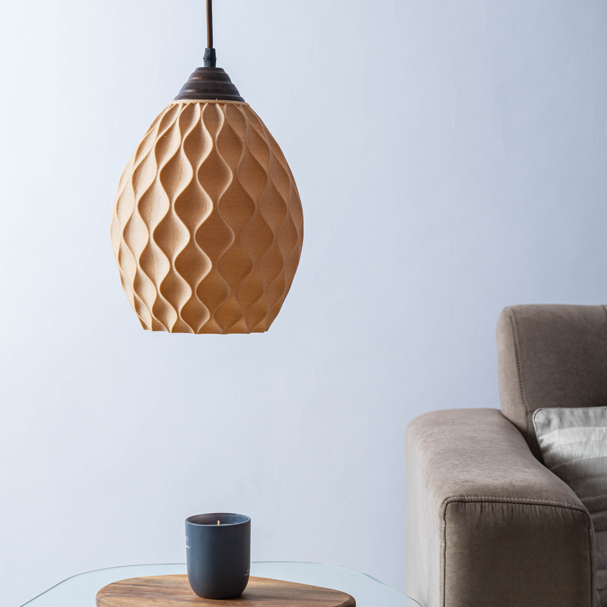 Sozori Premier Pendant Light in Honeycomb Design for Contemporary Living Room Lighting