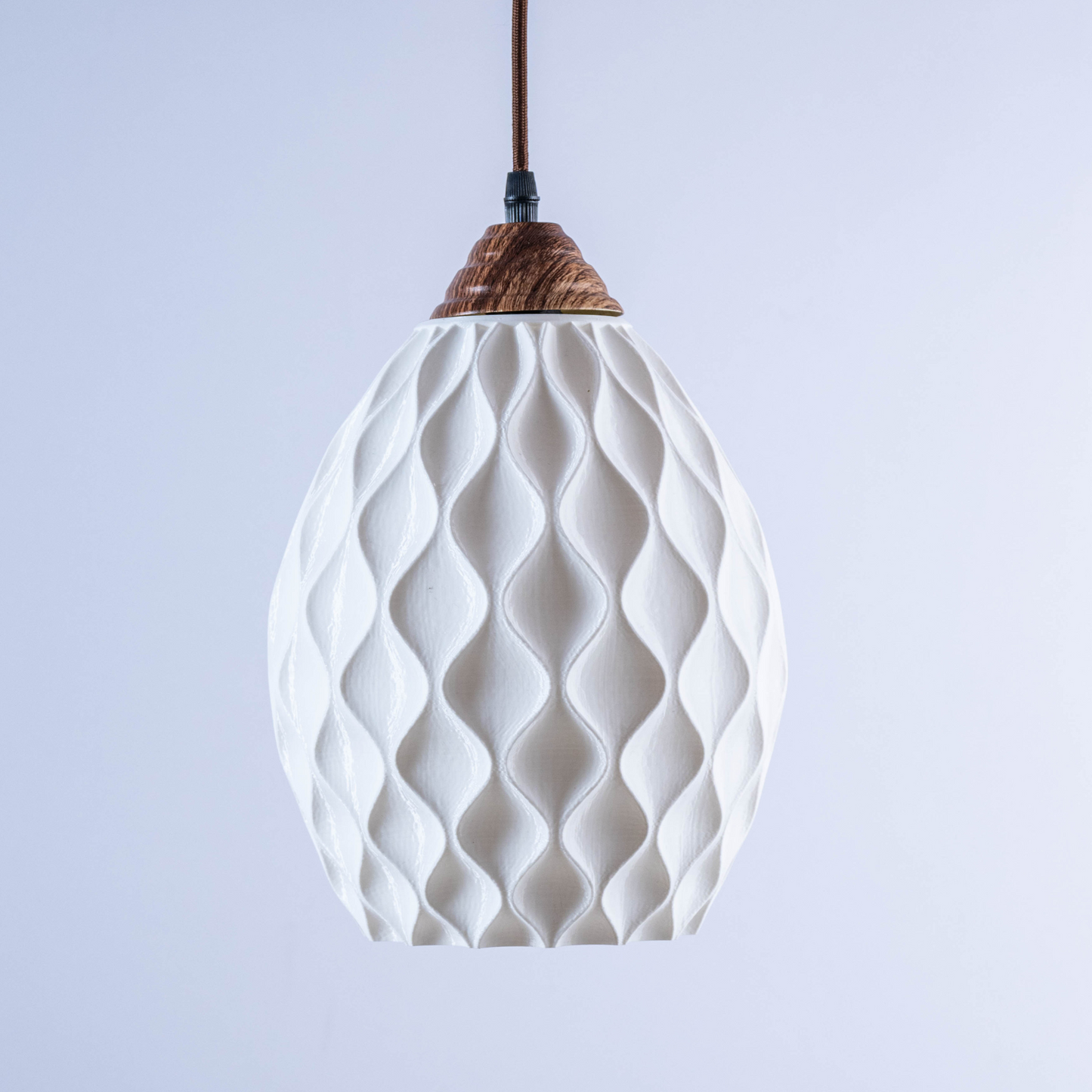 Sozori contemporary living room lighting pendant lamp featuring a unique textured design in white