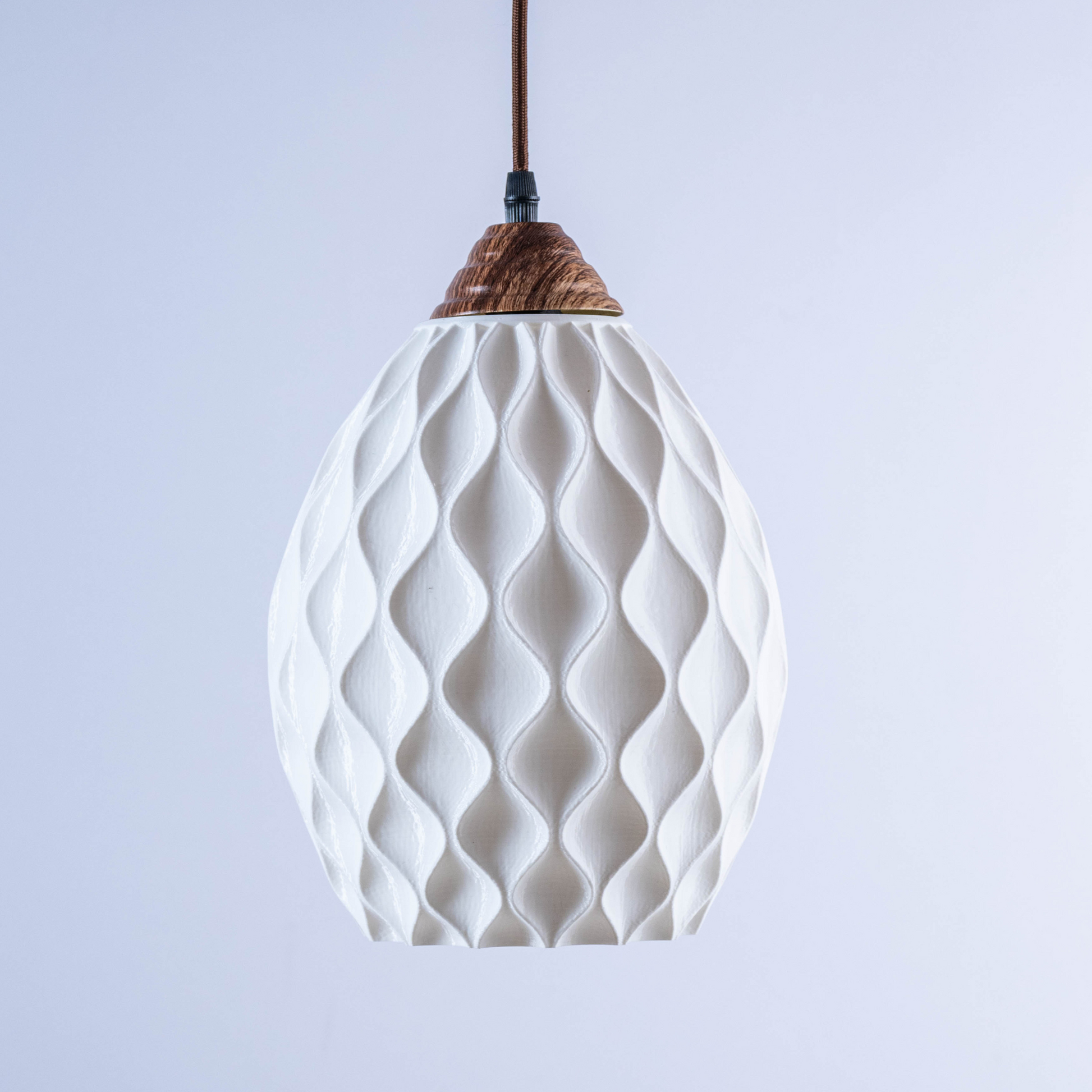 Sozori contemporary living room lighting pendant lamp featuring a unique textured design in white