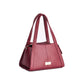 Crimson small handbag by Stylera with stylish design and dual handles