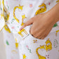 Cute animal print nightwear for women featuring playful giraffe designs and a comfortable fit