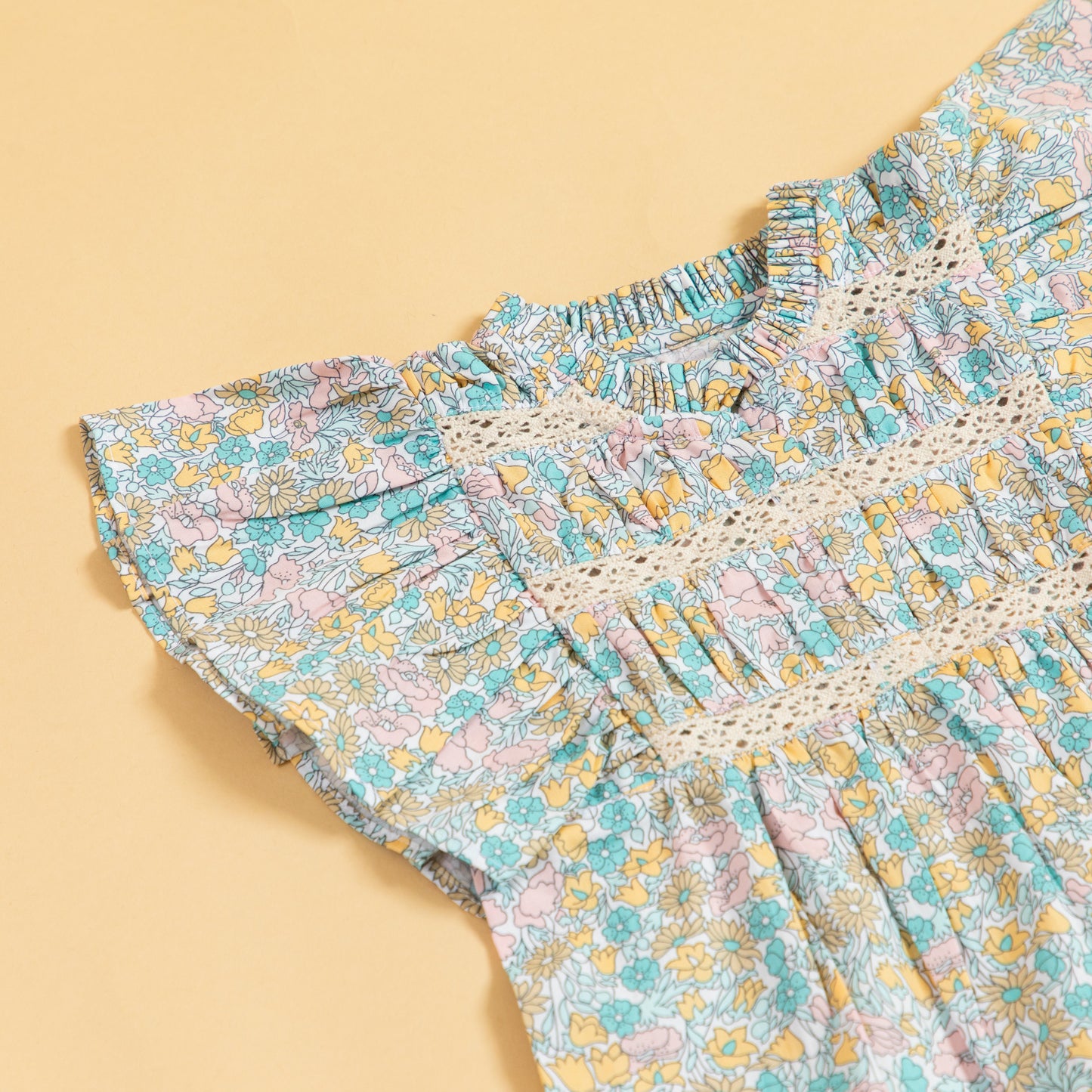Stylera Cute Floral Top and Shorts Set in Soft Fabric with Vibrant Floral Patterns