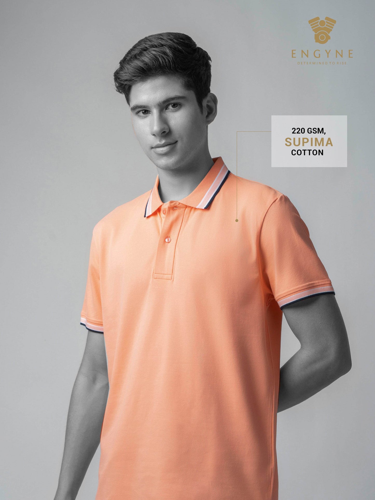 Orange polo tshirt