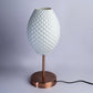 Sozori decorative desk lighting for study with a unique textured shade and copper base