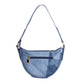 Stylish denim hobo bag by Stylera featuring a curved silhouette and gold hardware