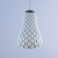 Sozori Premier Designer Hanging Droplet Lamp with a Unique Textured White Finish
