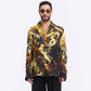 Stylera designer statement shirts for men featuring a bold artistic print in vibrant colors