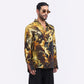 Stylera designer statement shirts for men featuring a bold and artistic print in vibrant colors