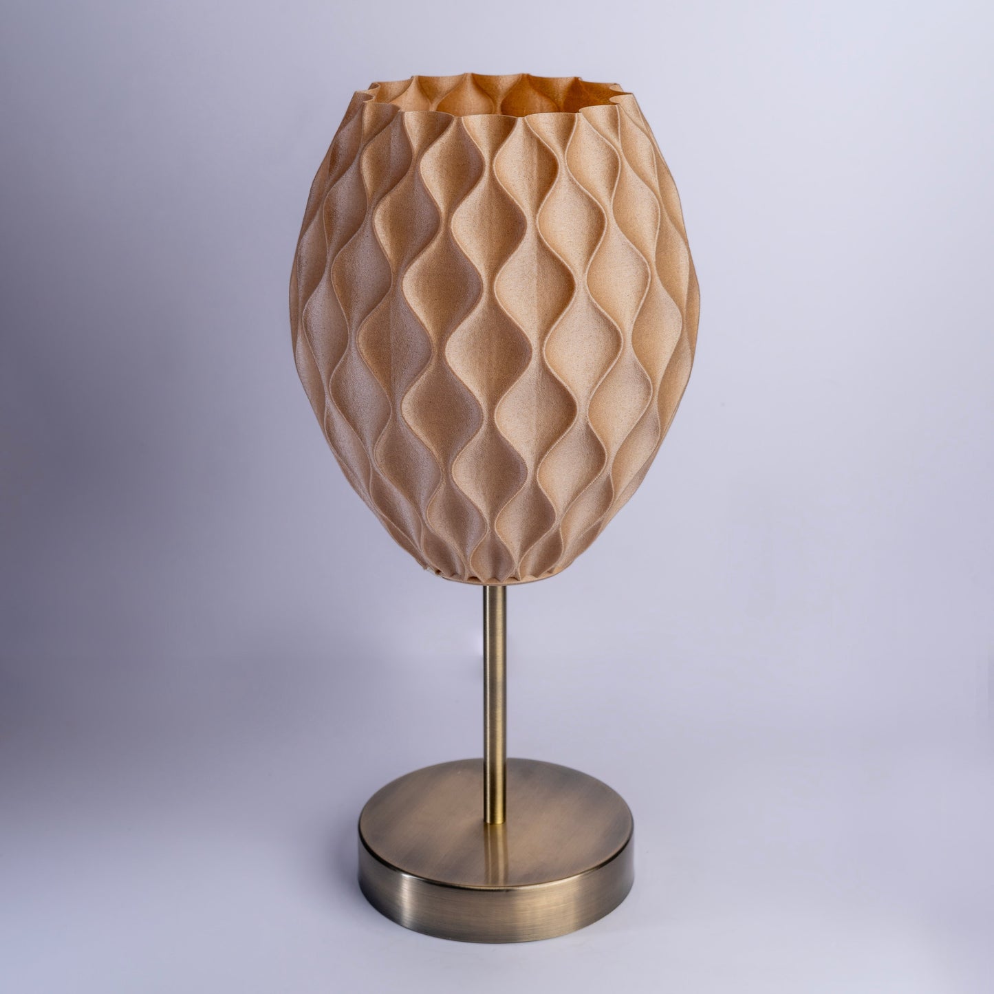 Stylish Sozori designer table lamp for home office with a unique textured shade