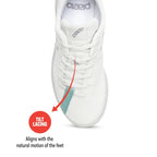 Women’s Coast White Sports Shoes Plaeto