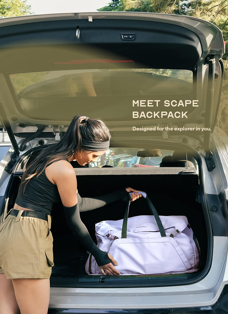 Scape Duffle | Grey | Duffle Bag For Trekking Or Casual Trips