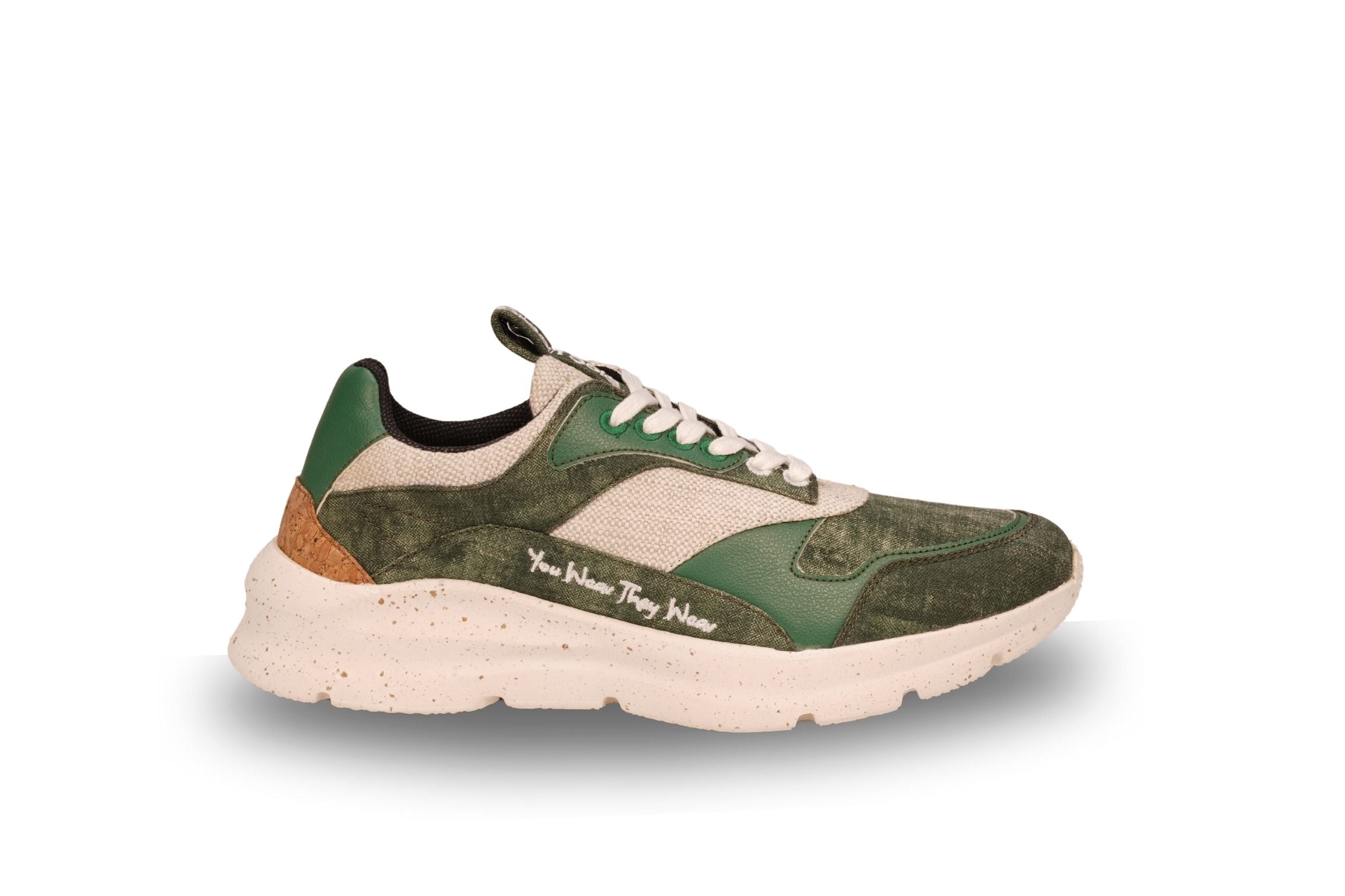 Durable walking shoes green with stylish design and comfortable cushioning for all-day wear