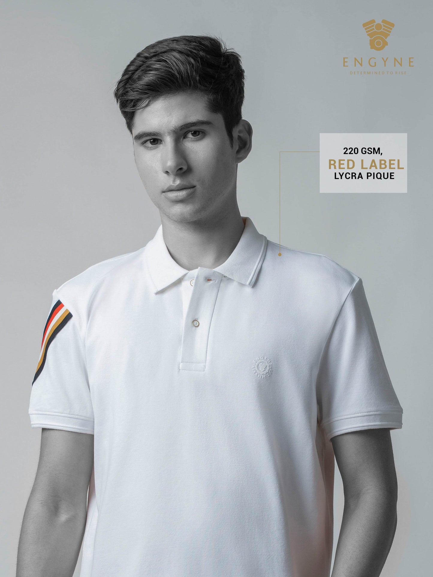 White polo tshirt for men