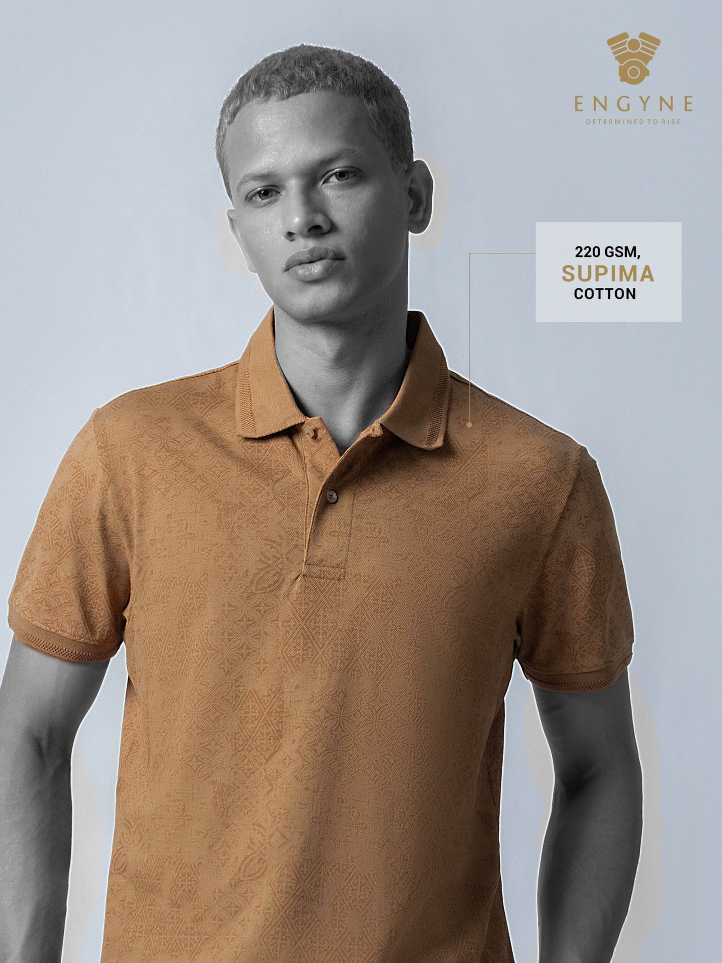 Khaki polo tshirt for men 