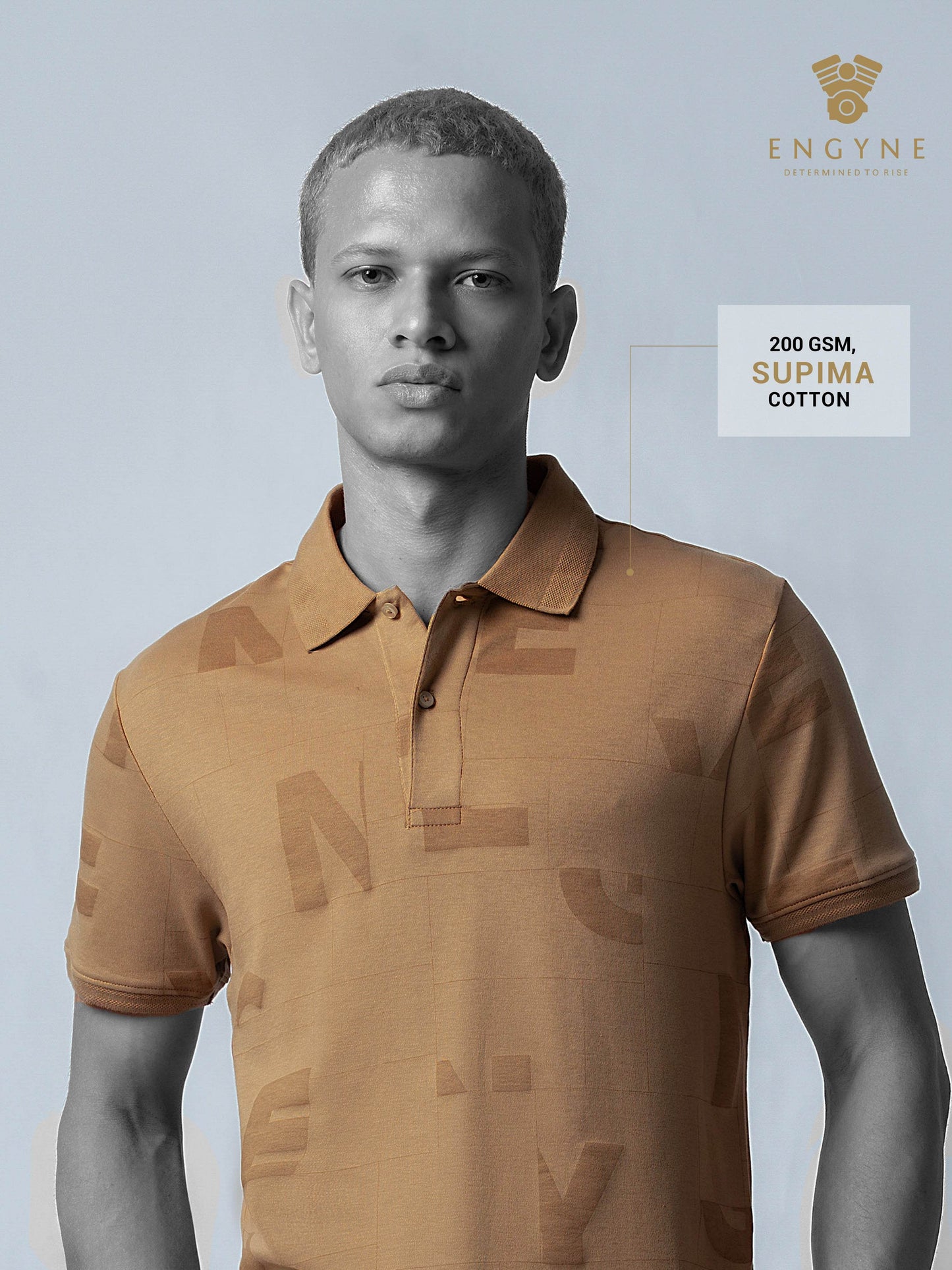 Khaki polo tshirt for men 