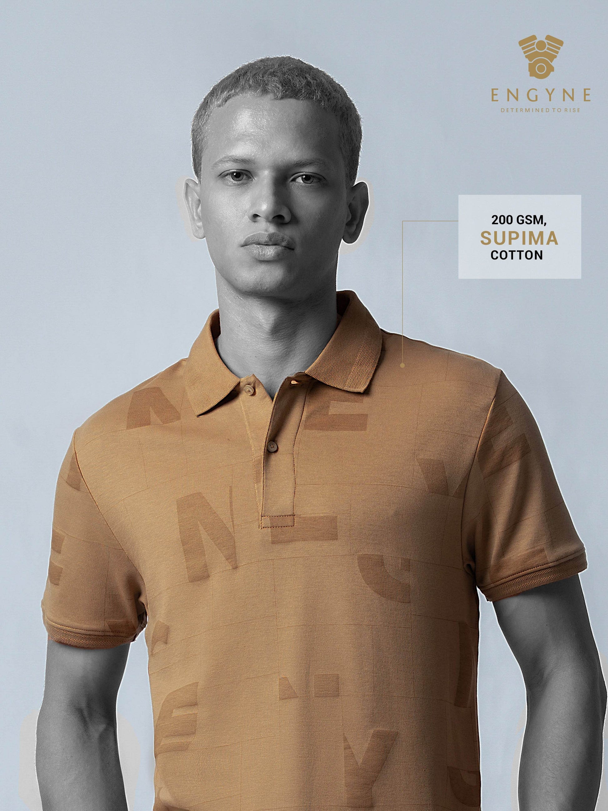 Khaki polo tshirt for men 