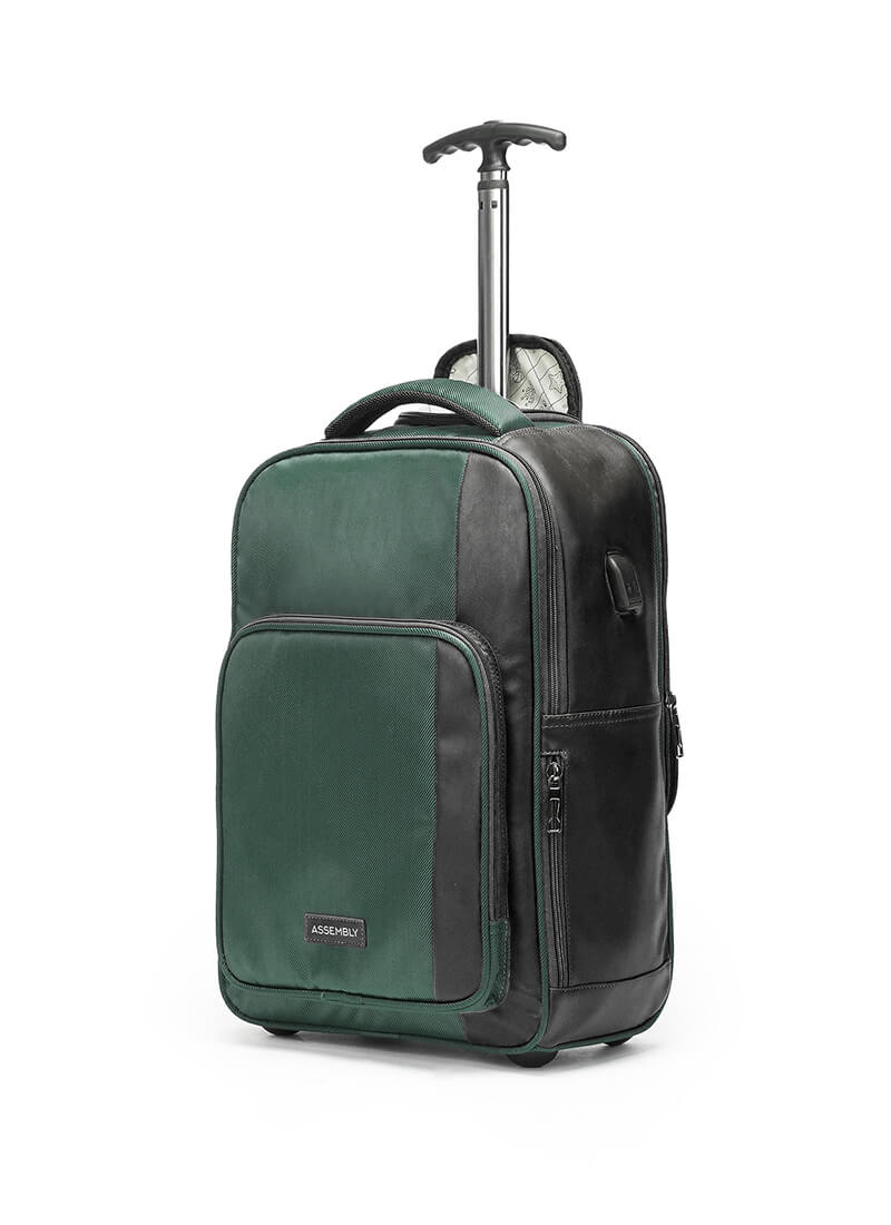 Jetson | Green | Laptop Trolley Backpack