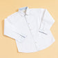 Stylera formal white shirt with a stylish collar and button-up design for kids