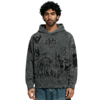 Ashes Anthem Regular Fit Grey Hoodie FLYAF