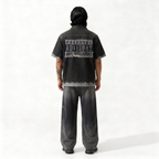 Black Advisory Denim Shirt