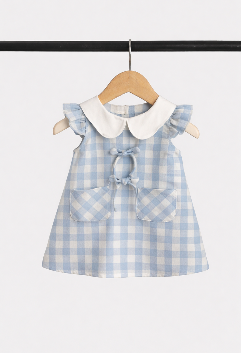 Gingham Picnic Dress Set Born Plus
