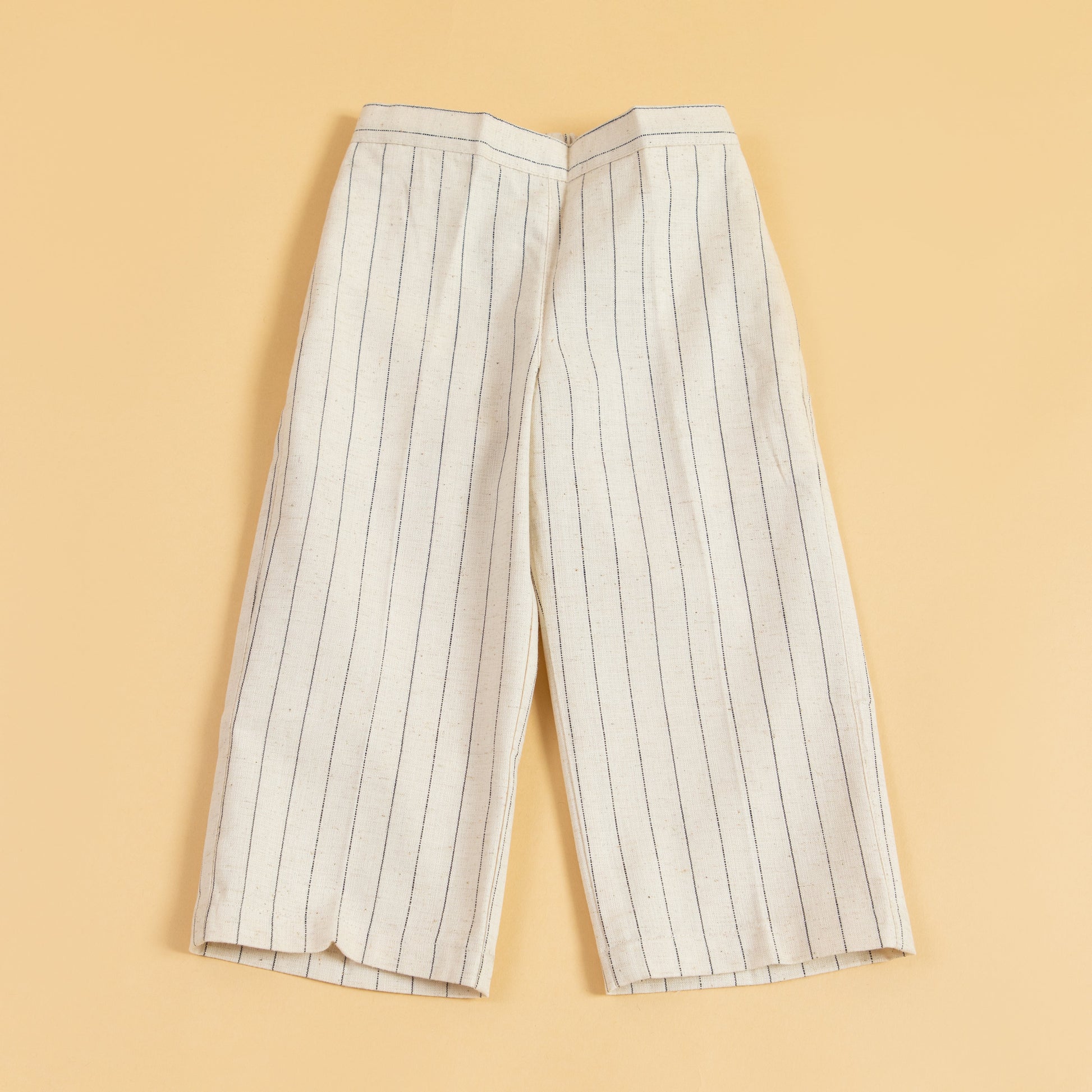 Stylera girls stripe pants in light fabric with vertical stripes for casual and stylish wear