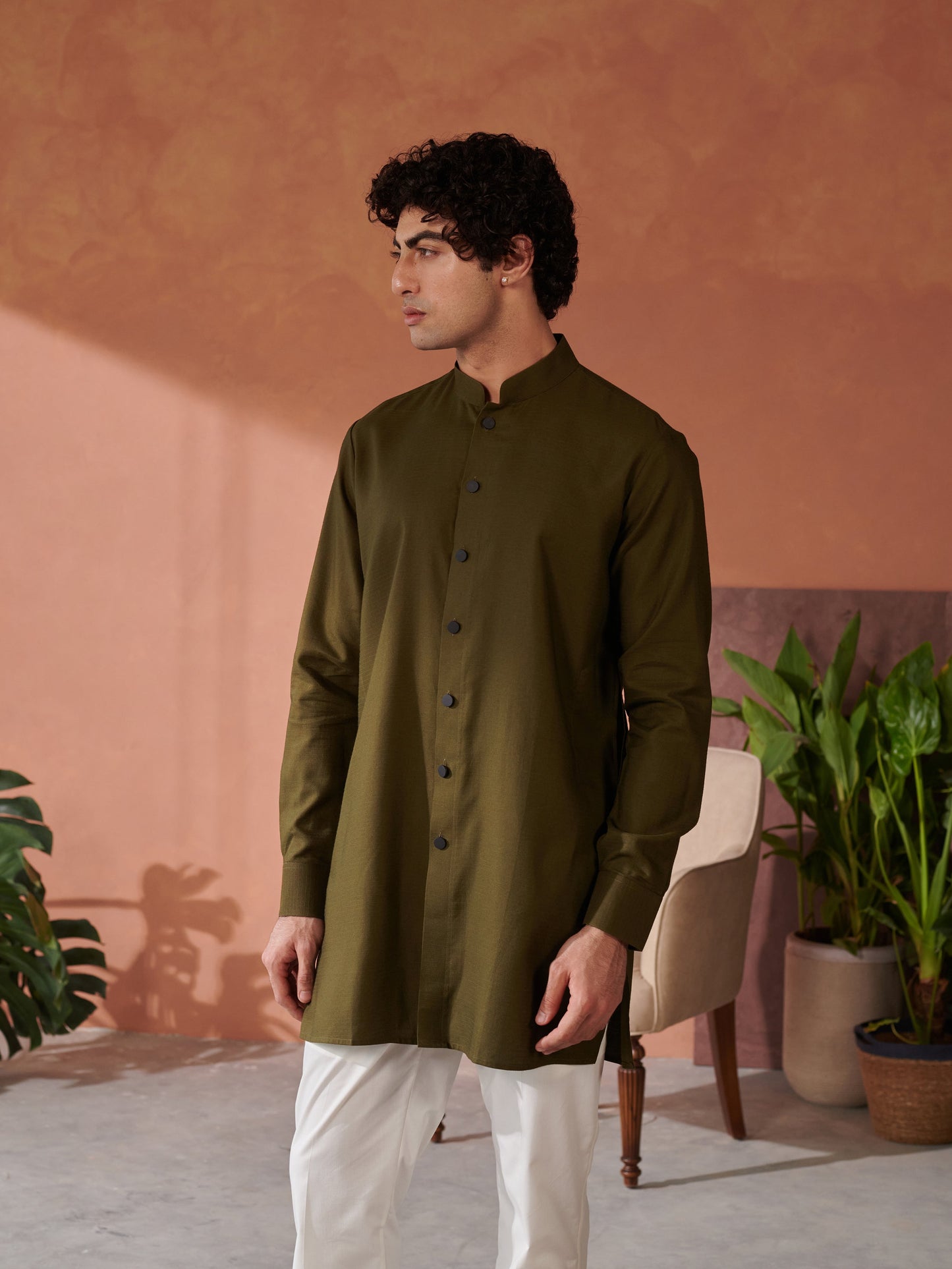 Elegant green Jodhpuri kurta by Stylera, perfect for festive occasions and casual wear