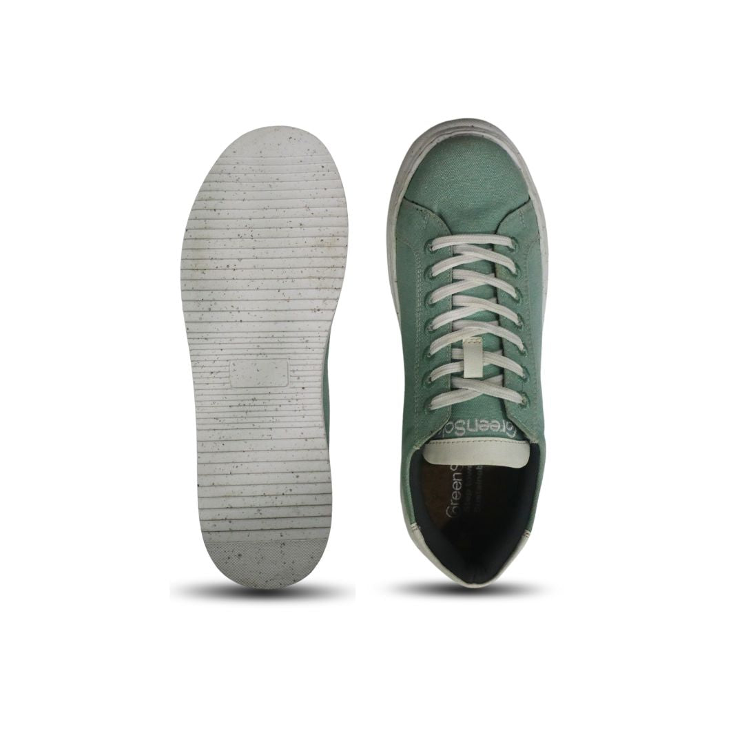 Greensole Green Canvas Womens Shoes