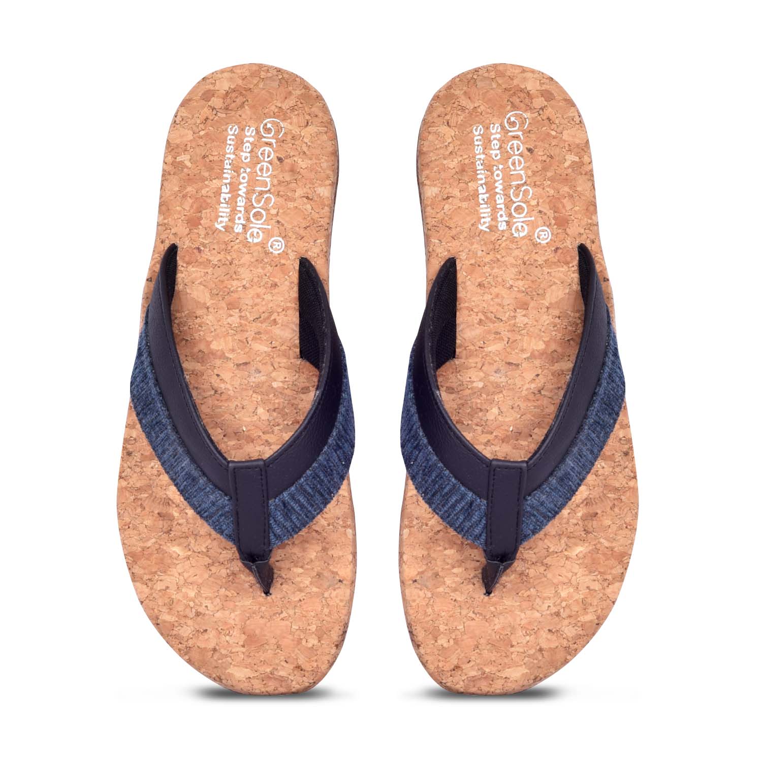 Stylera eco friendly slippers for men and women with cork footbed and stylish straps
