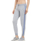 Stylera grey joggers with stripes featuring a comfortable fit and sporty design