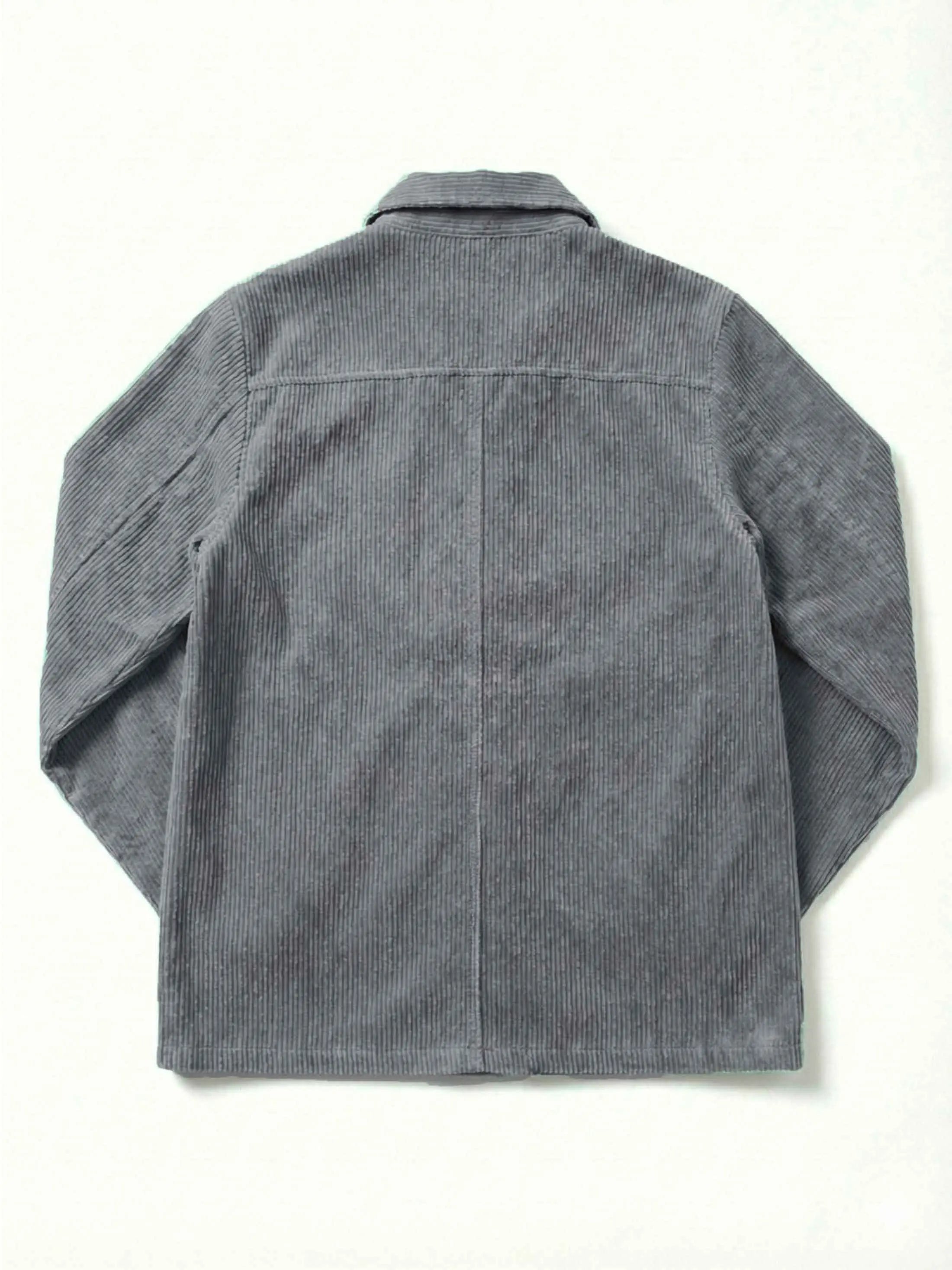 Corduroy Oversized Shacket Light grey Stylstpls