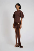 Luxe Draped Mini Dress