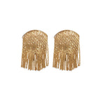 Gleaming Gold Pin Earrings JLT11332 Just Lil Things