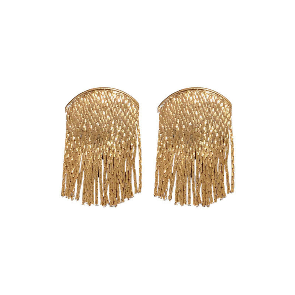 Gleaming Gold Pin Earrings JLT11332 Just Lil Things